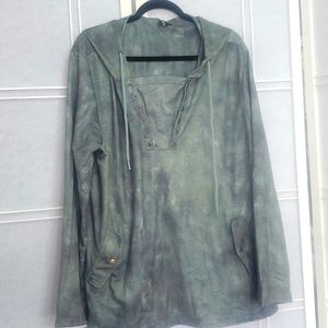 Jellybuddy Lace Up Hooded Dr Fit Shirt